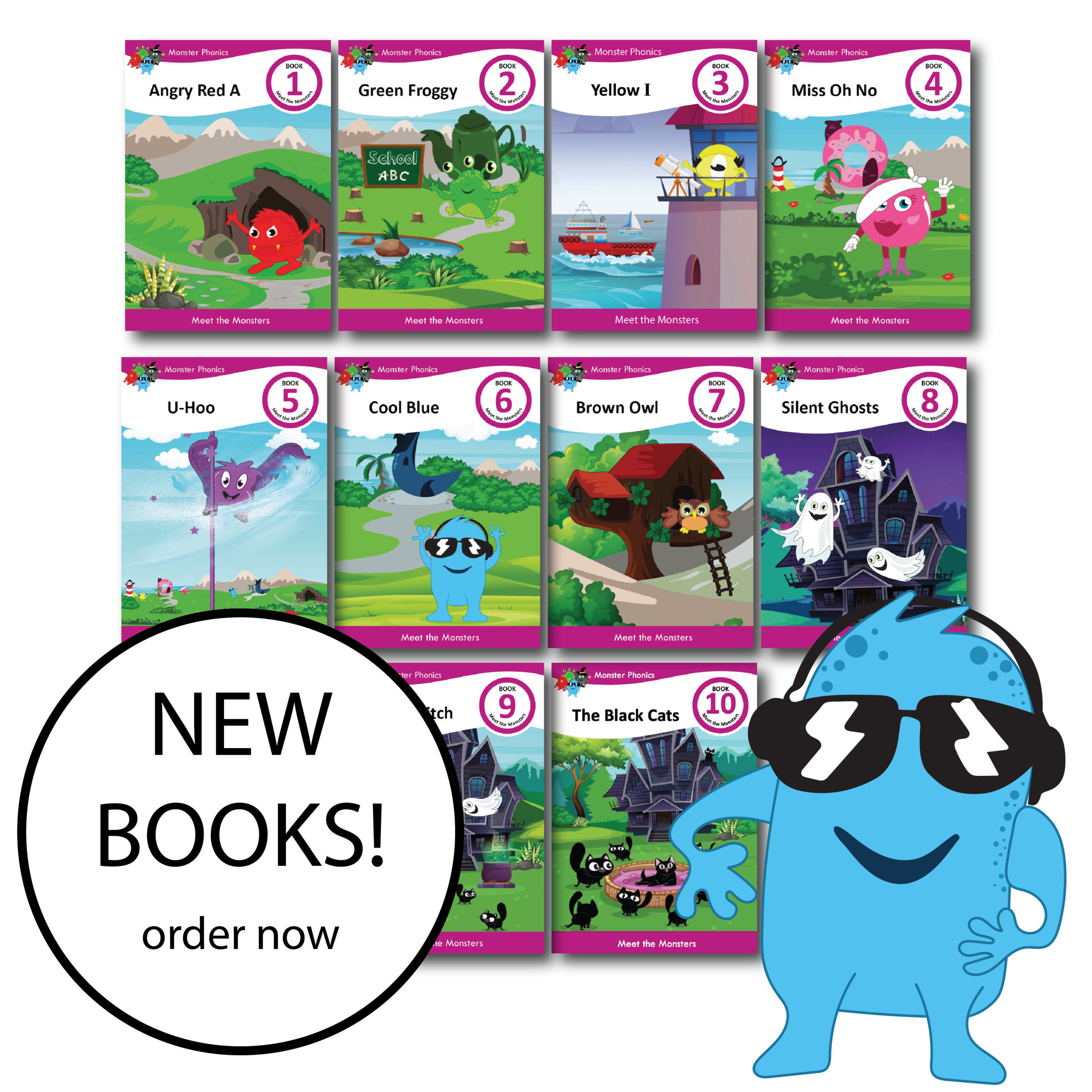 Full set of books - Stages 1, 2, 3, 3.1, 3.2, 4, 5, 6, 7, 8, 9, 10 & Meet the Monsters (140 books) - Image 5