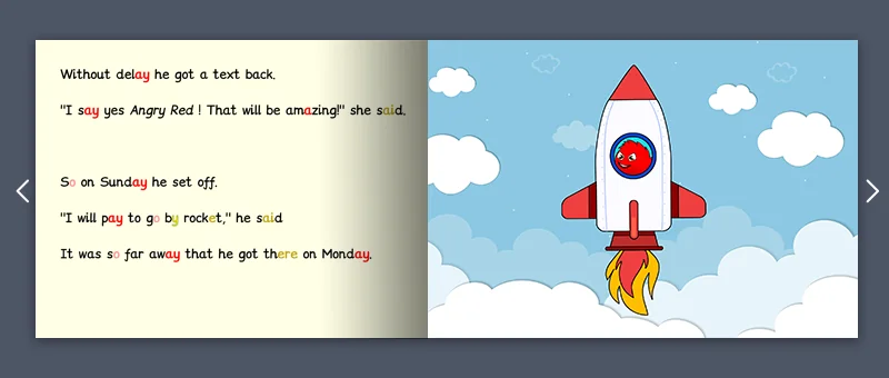 Stage 4 Monster Phonics fiction example