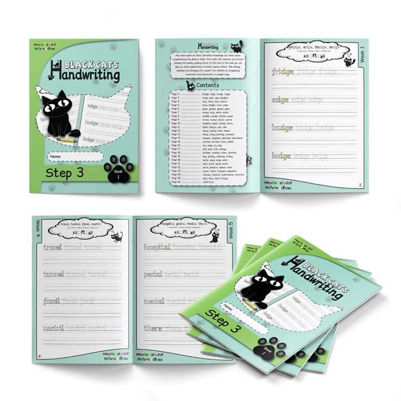 Handwriting Step 3 Book 1 (Year 2) – Set of 10