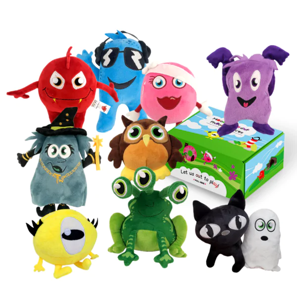 Set of 10 Monsters Phonics Characters