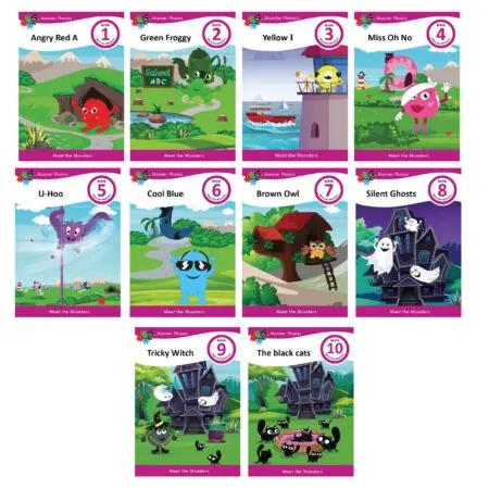 Meet the Monsters Books - Set of 10 Books