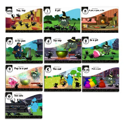 Stage 1 - Set of 10 reading books